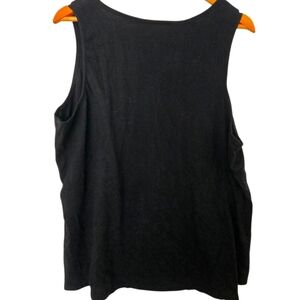 Ambrielle Black Tank Top Size 2x